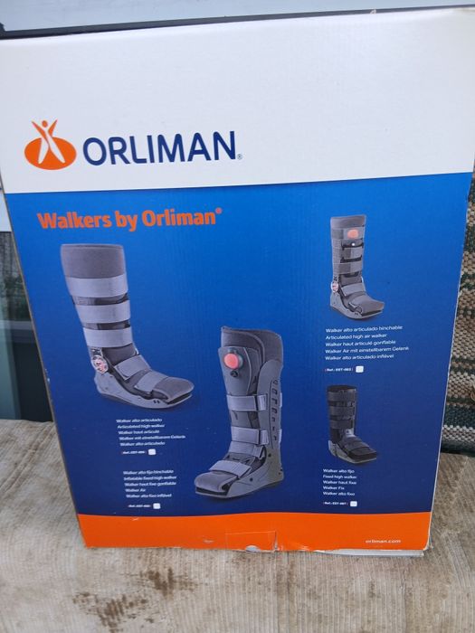 Bota walker usada um mês embom estado