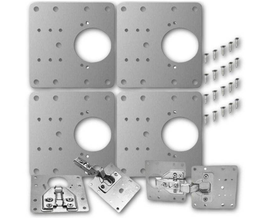 Płytki do naprawy zawiasów ZESTAW 4szt.