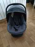 Carrinho duo Bébécar com tapa pés, mala e isofix