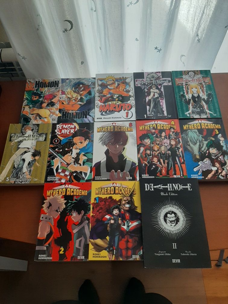 13 mangas em estado impecável