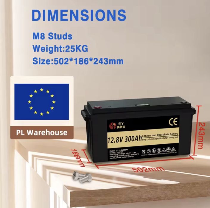 SJY 12V 300Ah - та інші LiFePO4 акумулятори