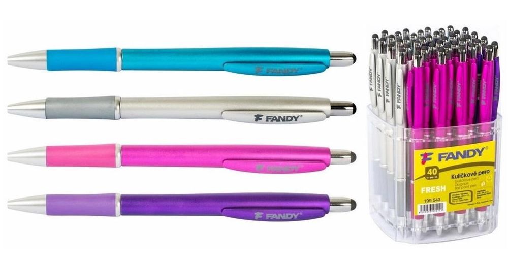 Długopis do ekranów Fresh MIX (40szt) Fandy pudełko,91x153 mm