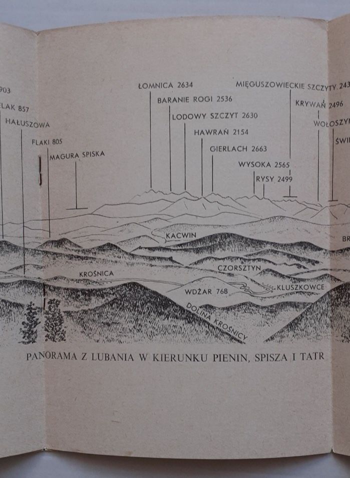 Turbacz. Lubań.  Panoramy Tatr.  Edward Moskała.