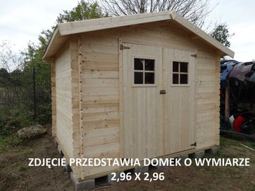 OD RĘKI Domek 2,5x2,5 narzędziowy drewniany 2,46x2,46 ogrodowy podłoga