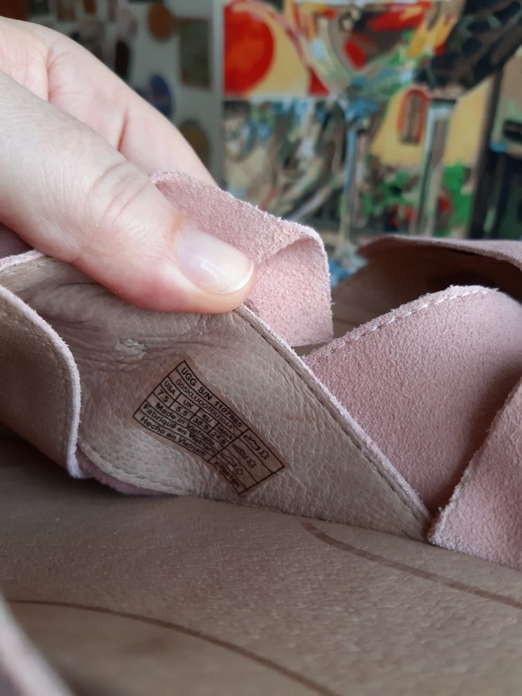 UGG ORIGINAL замшевые сандалии