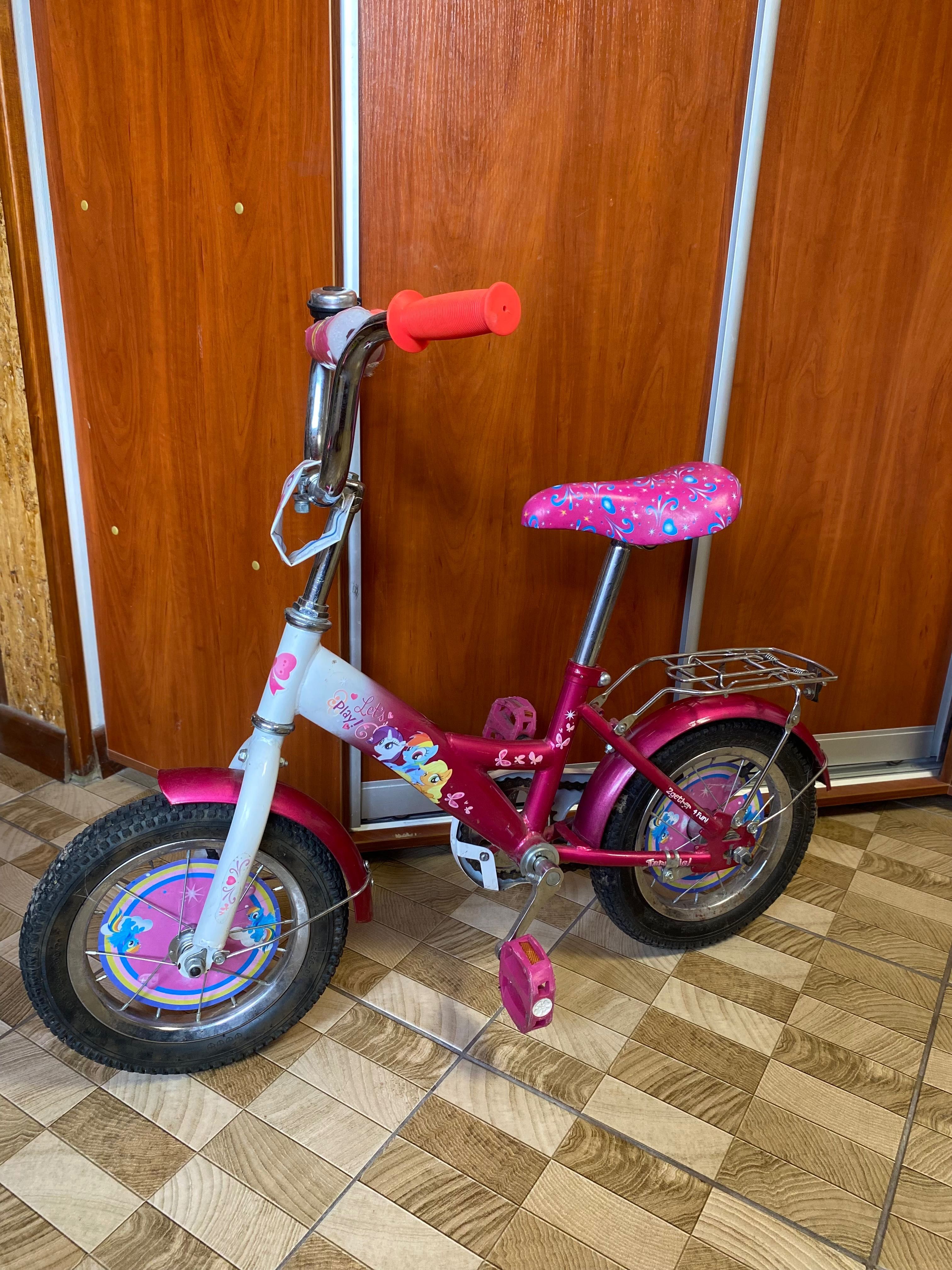 Велосипед для дівчинки 3-5 років