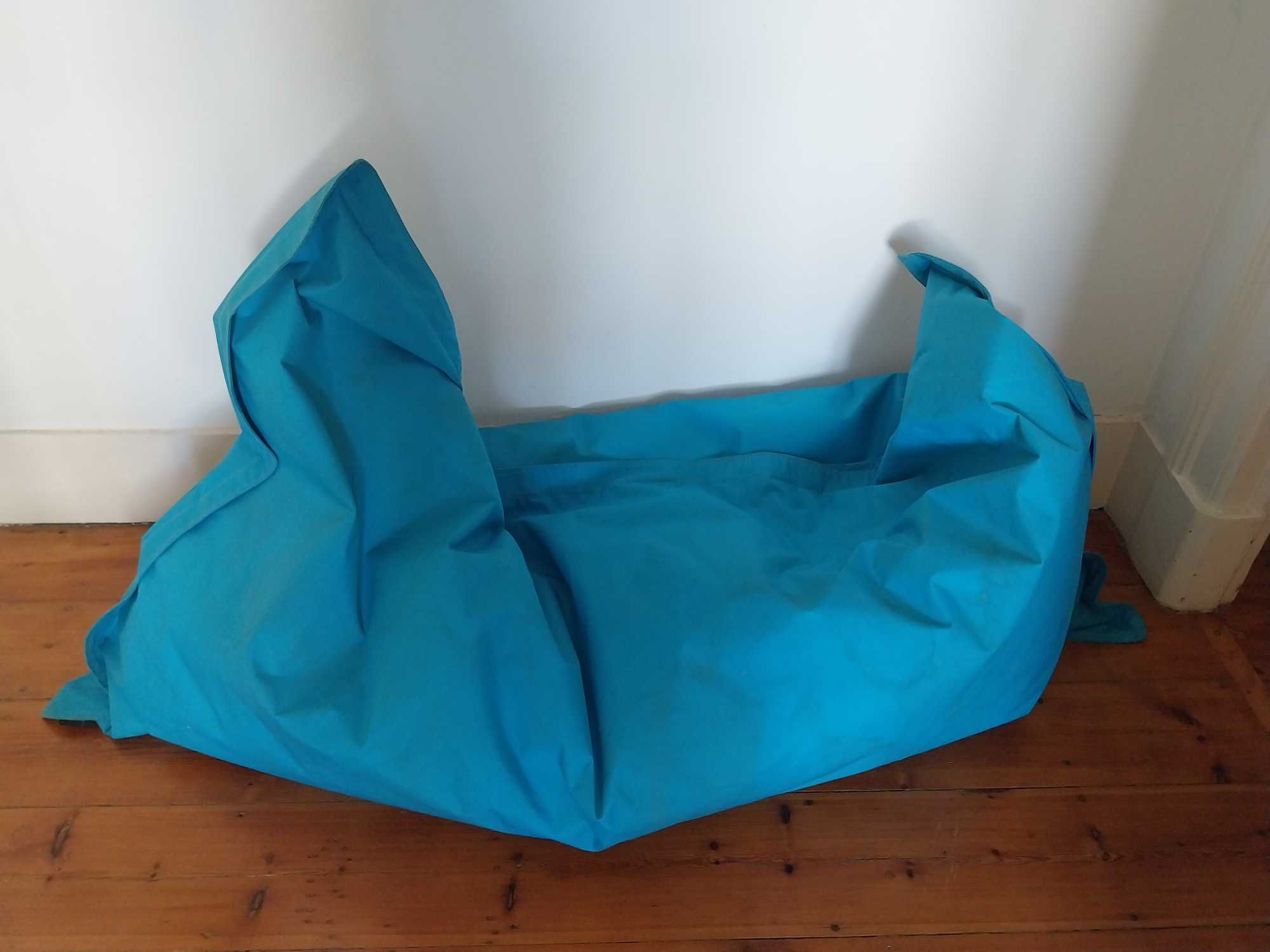 Grande Pouf Cyan