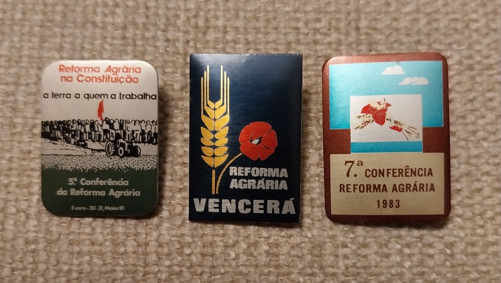 Pins colecção Reforma Agraria