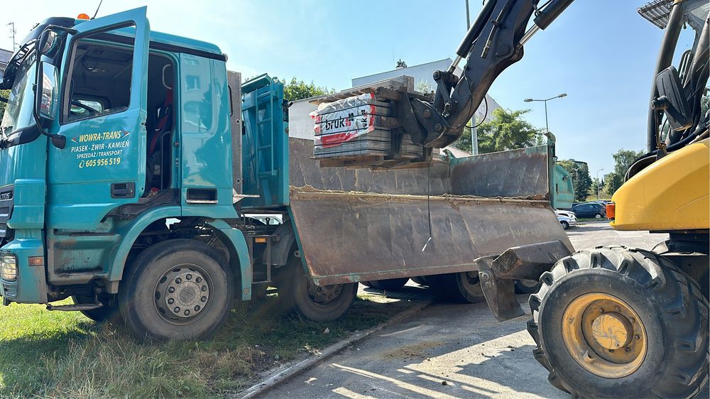 Wynajem wywrotki ,usługi wywrotką ,czteroośka ,wysyp ,Śląsk , burta