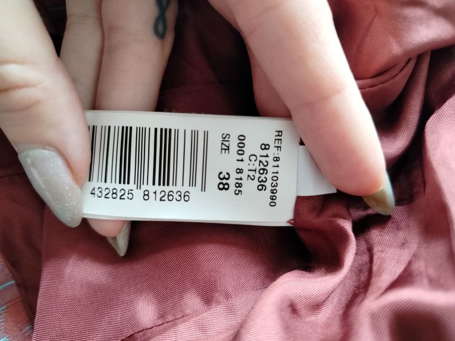 Mango żakiet żakardowy marynarka piękny kolor wzory S/M