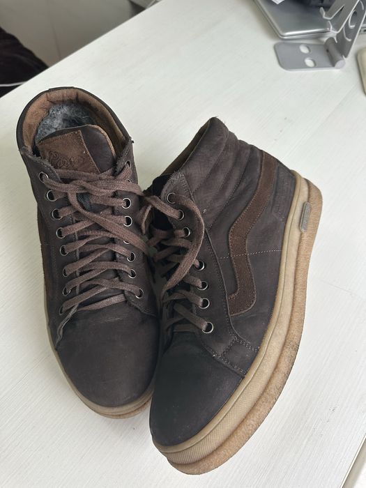 Продаж оригінальні Черевики чоловічі шкіряні хутро натуральні ідеальні