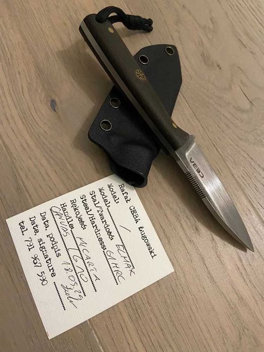 Nóż CEBA micarta usa Elmax