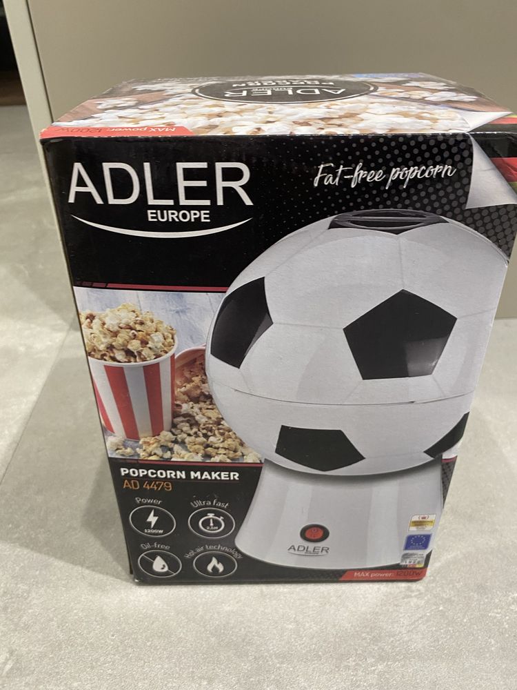 Maszyna do popcornu Adler piłka