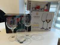 Набір винок bohemia Olivia + Colibri (нові) + 6 стаканів Luna (б/в)