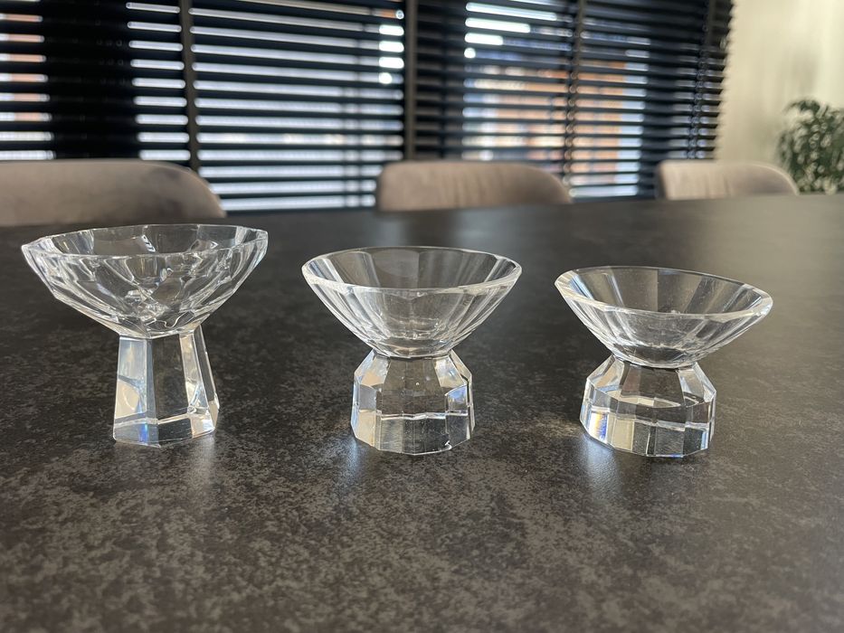 Kieliszki Art Deco Huta Julia Lata 30te n. Prl kolekcja vintage