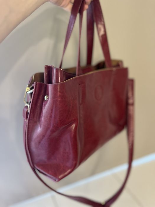 Жіноча сумка колір бордо, марсала