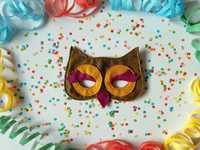 Maska karnawałowo-urodzinowa sowa