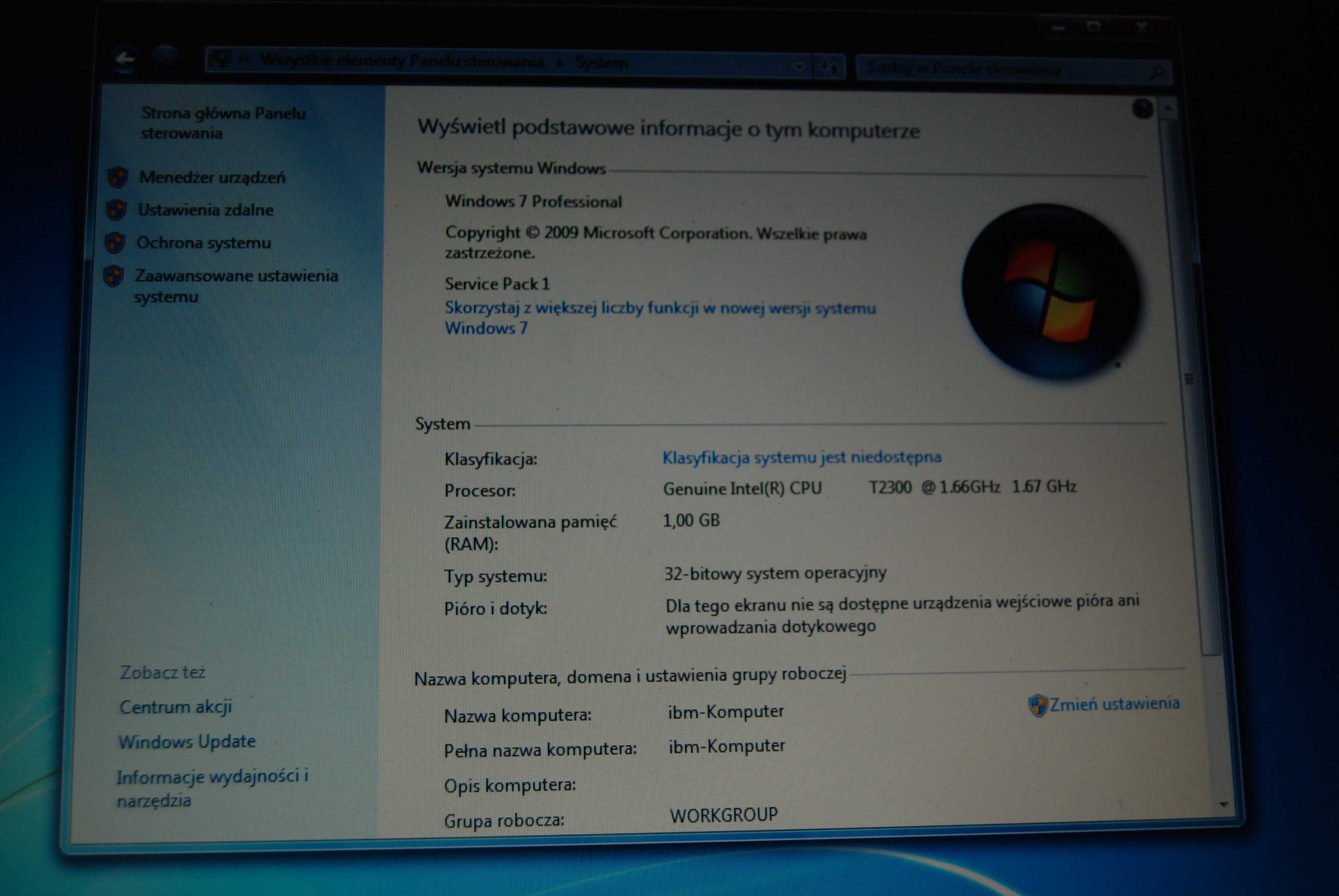 Laptop ThinkPad IBM R60 -Klasyk.
