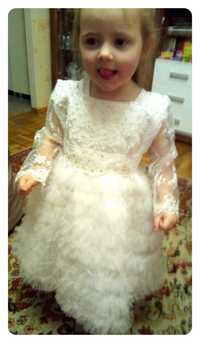 красивенное платье подружка невесты / снежинка / принцесса