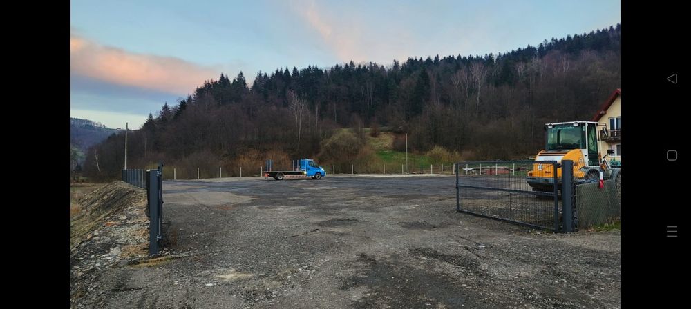 Wynajmę utwardzony plac działkę 2600m2