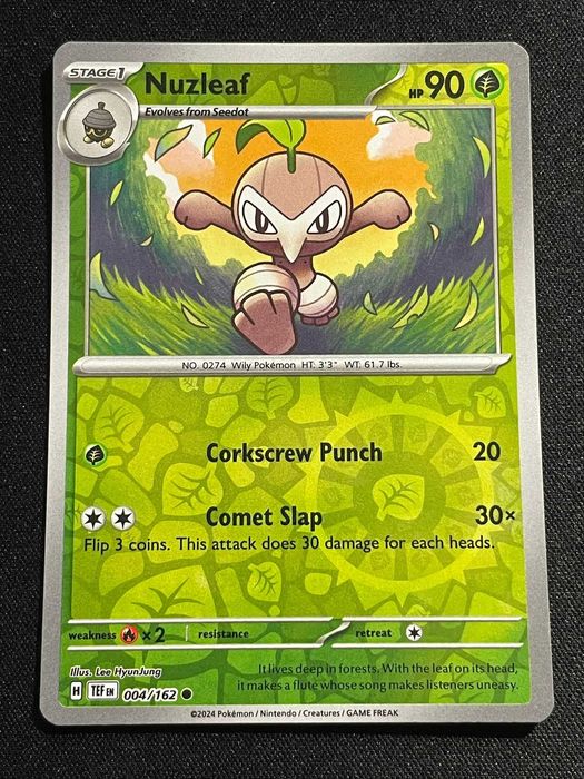 Carta Pokémon Nuzleaf 4/162 Temporal Forces