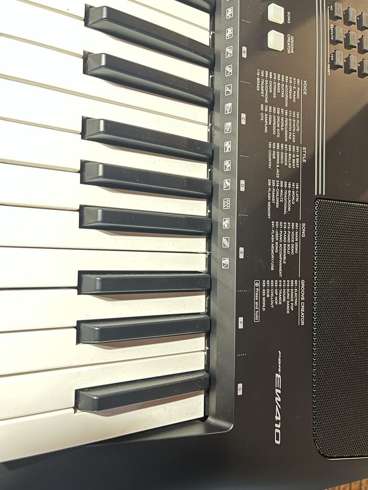 Keyboard YAMAHA -PSR-EW410 + Statyw