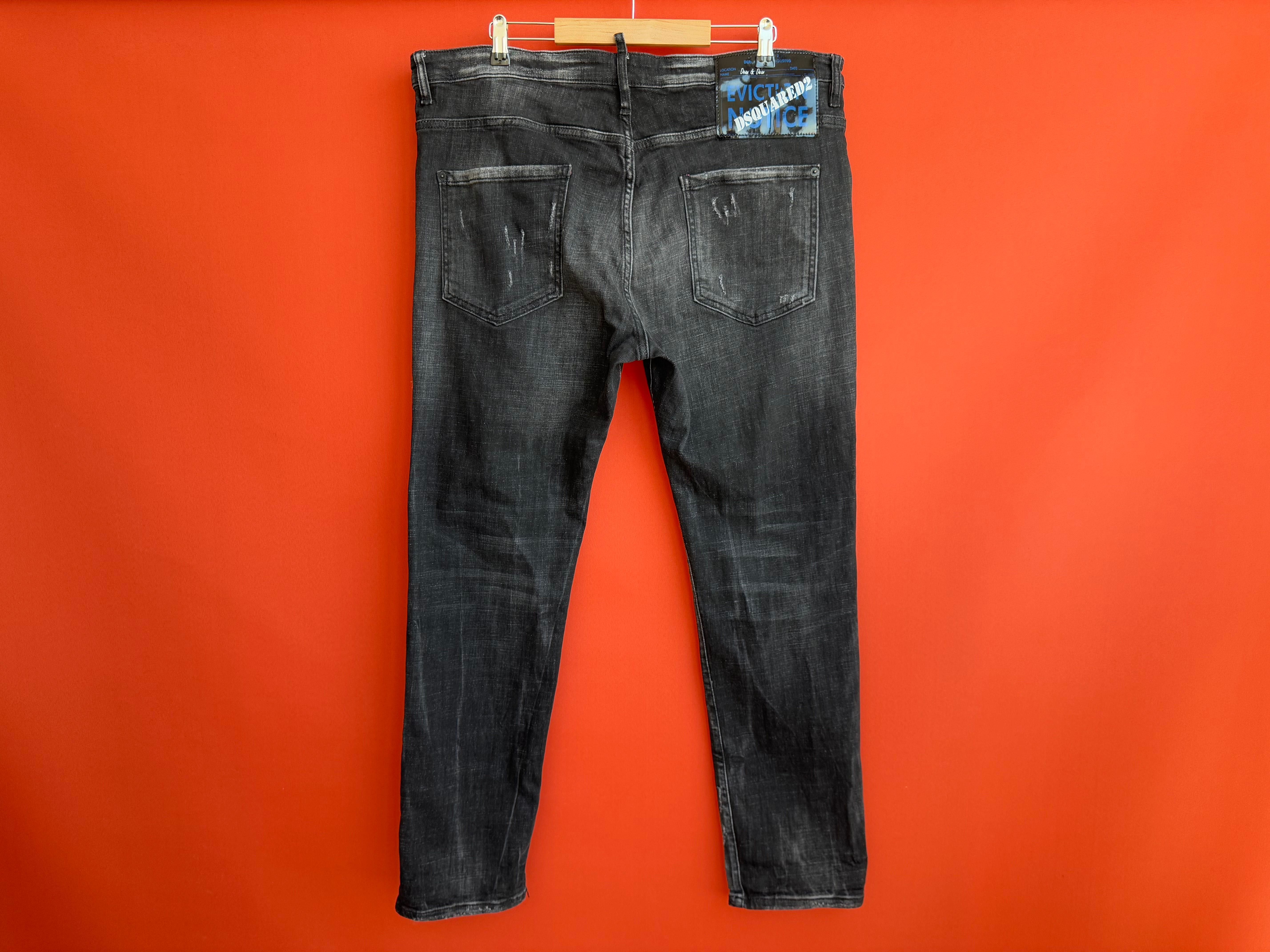 ??? Dsquared2 Оригінал чоловічі джинси штани розмір 54 w38