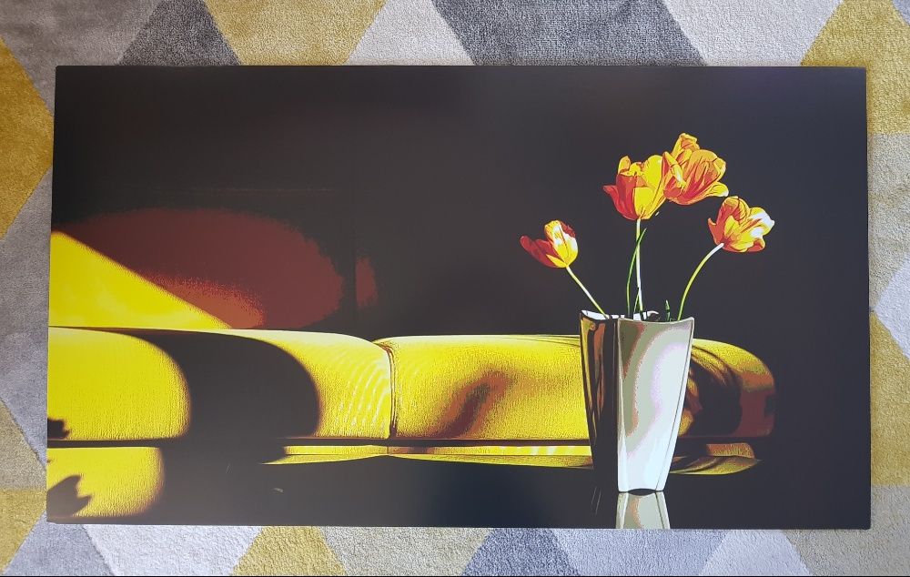 Obraz grafika zdjęcie na ścianę 150x85cm kwiaty