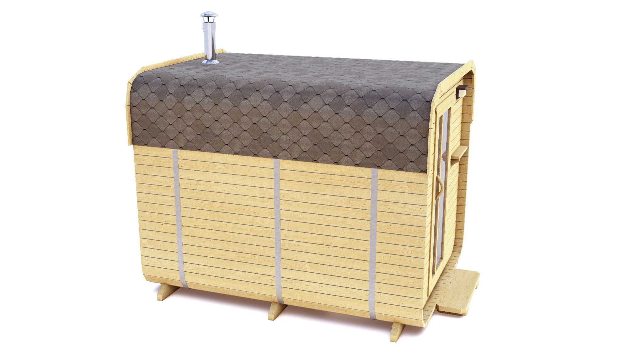 Sauna Ankel 3,0 z zabudowanym przedsionkiem