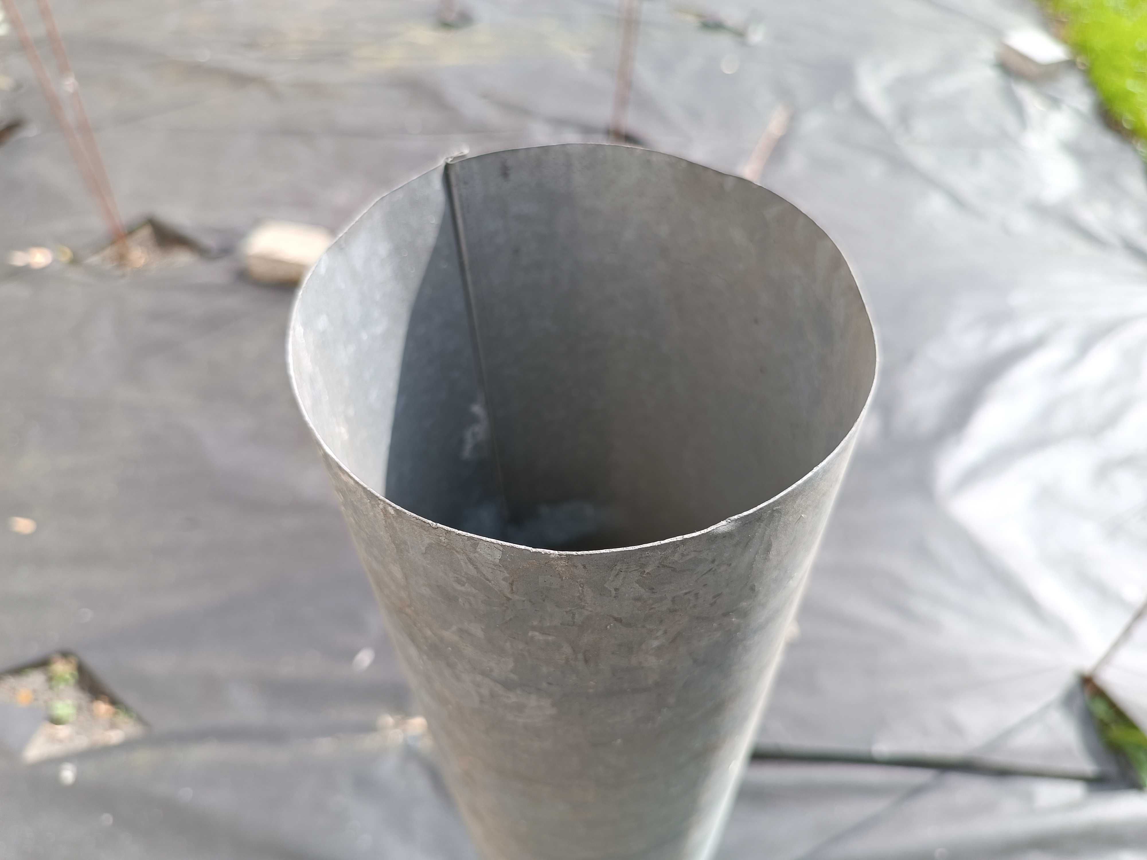 Rura spustowa ocynk, dł. 1m, średnica 120 mm, 18 sztuk