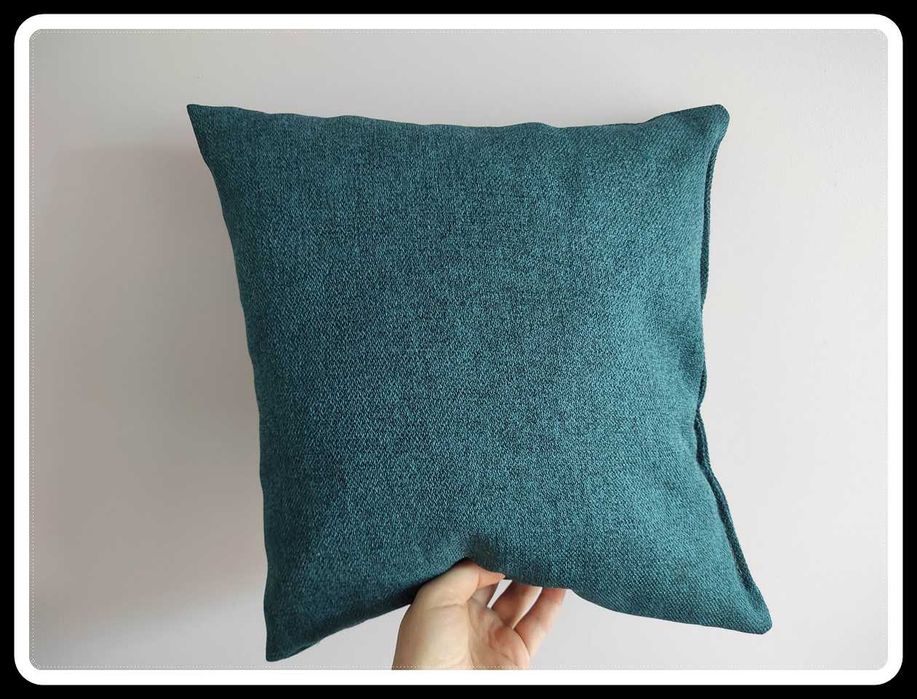 Poduszka ozdobna butelkowa zieleń