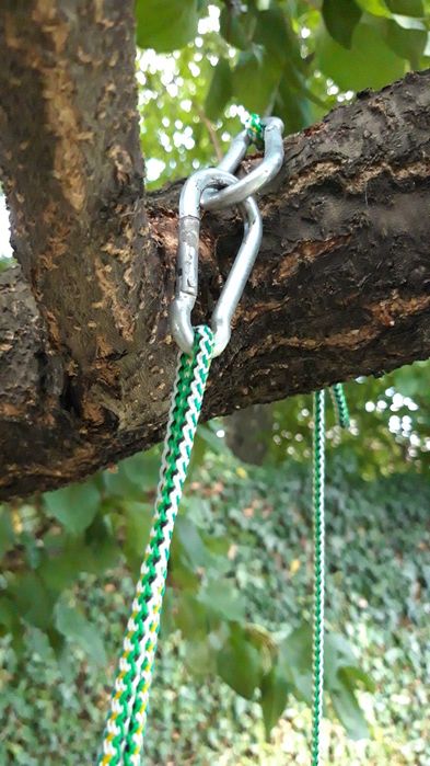 Гойдалка драбинка лазалка дерев'яна качеля спортивний комплекс нависне