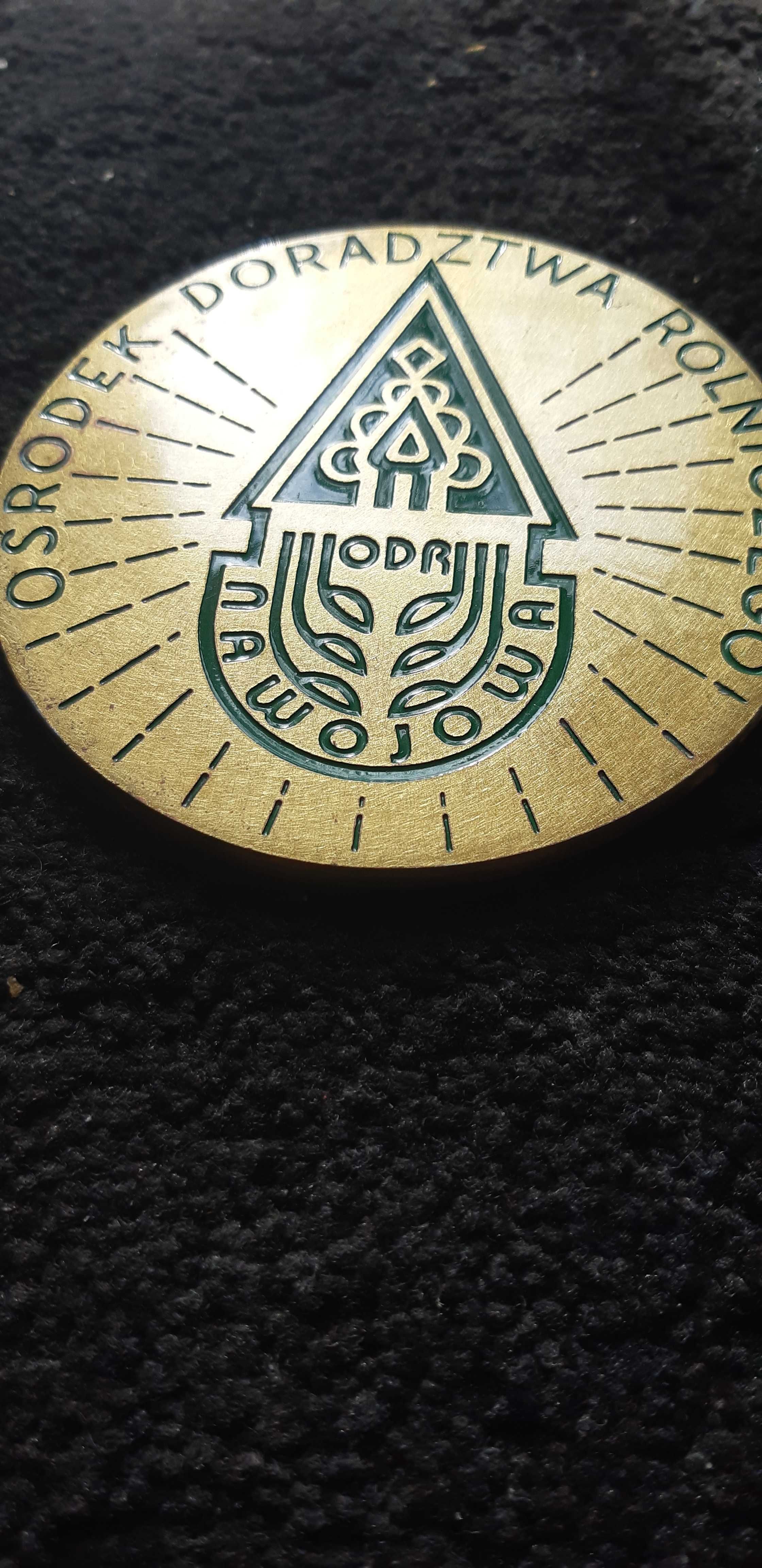 medal Ośrodek Doradztwa Rolniczego Nawojowa - średnica 9cm