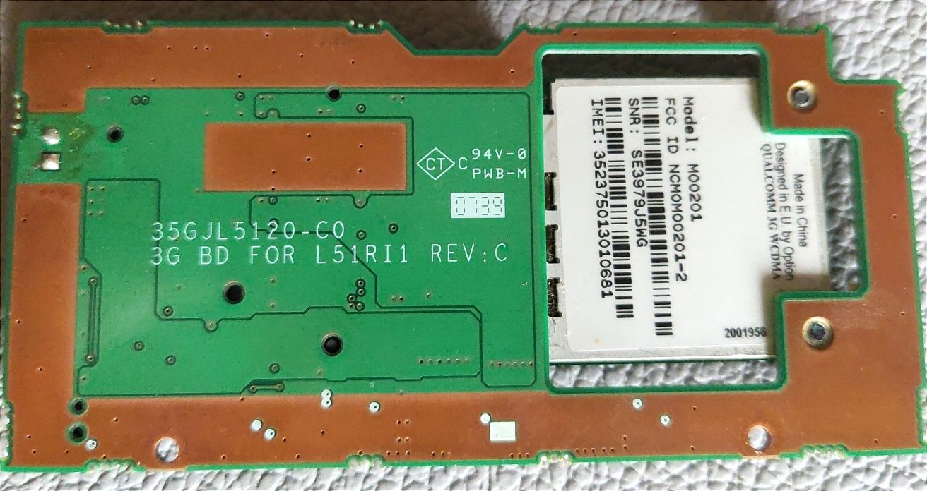 Modem 3G GTM378 z czytnikiem kart sim do laptopa maxdata belinea