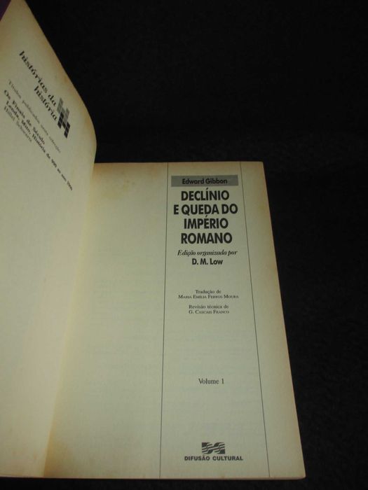 Livro Declínio e Queda do Império Romano Edward Gibbon