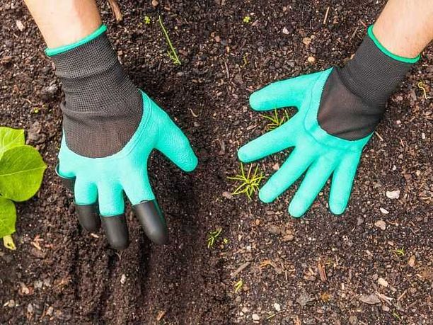 Садовые Перчатки с когтями GARDEN GLOVES Маникюр под защитой