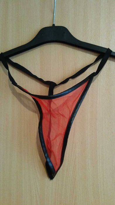 Bielizna hot, NOWA,piżama,2 części, koronka,czerwona,czarna,Walentynki