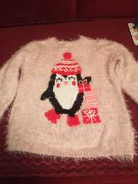 Sweterek z pingwinkiem