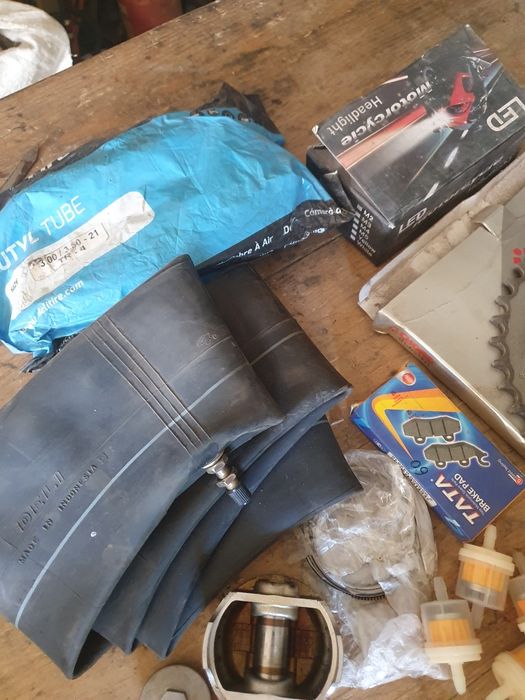 Залишки від мотоцикла