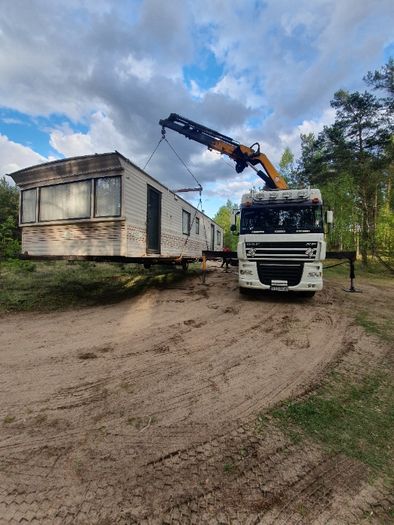 Przewóz Transport HDS Dźwig Dźwigi Domku  holenderski Kontener