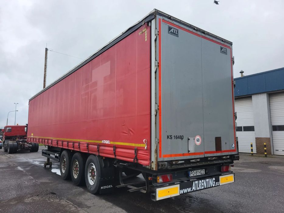 Kögel SN 24  Naczepa kurtynowa. Dobry stan techniczny!