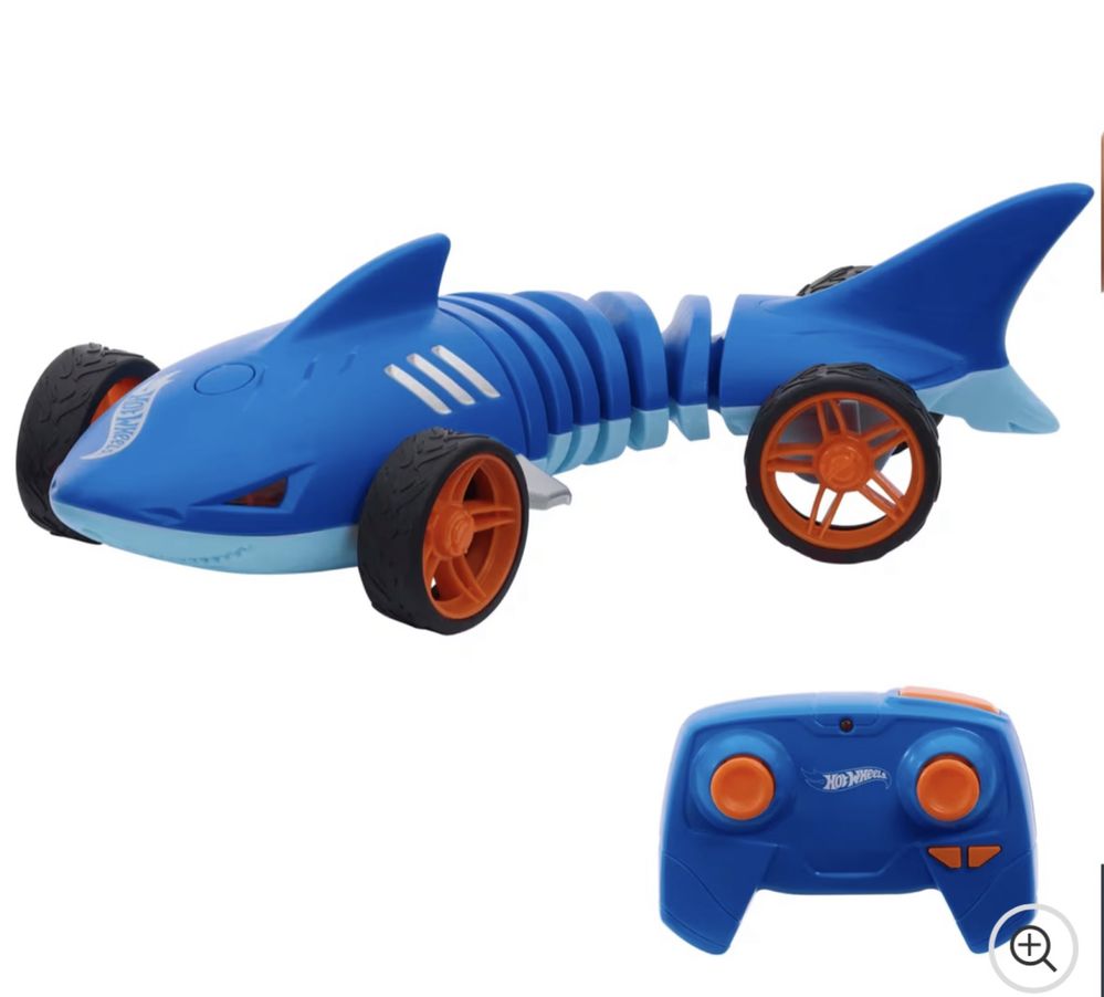 Автомобиль Акула Hot Wheels 1:15 Scale Shark Speeder!