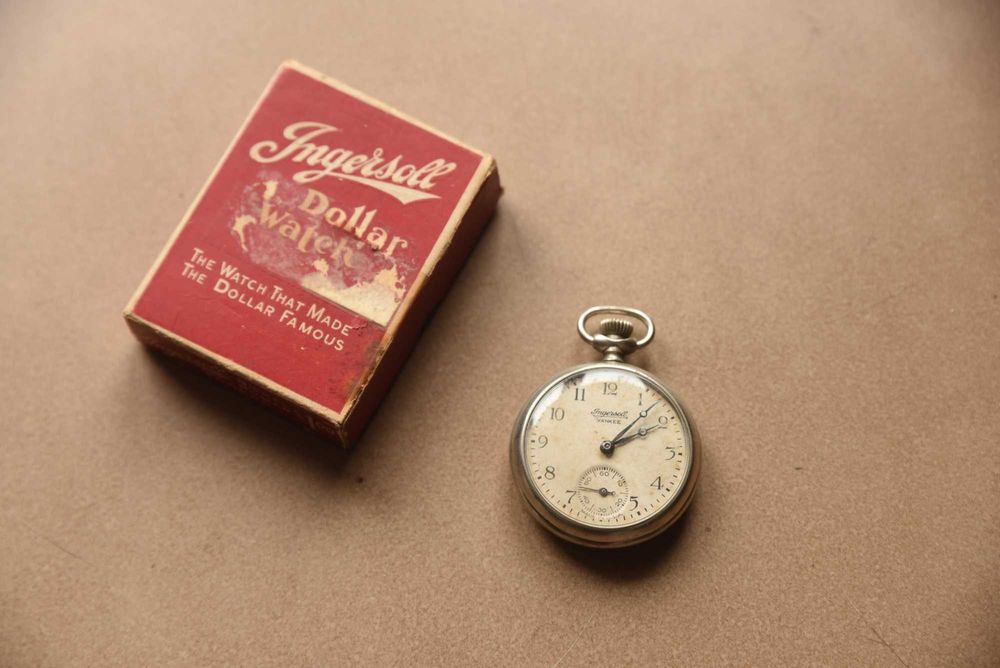 Vendo relógio de bolso raro em perfeito estado Ingersoll