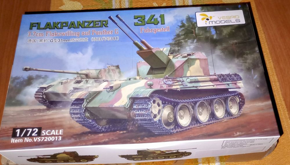 Vespid Models 720013 Flakpanzer 341 3.7 cm Flakvierling auf Panther G