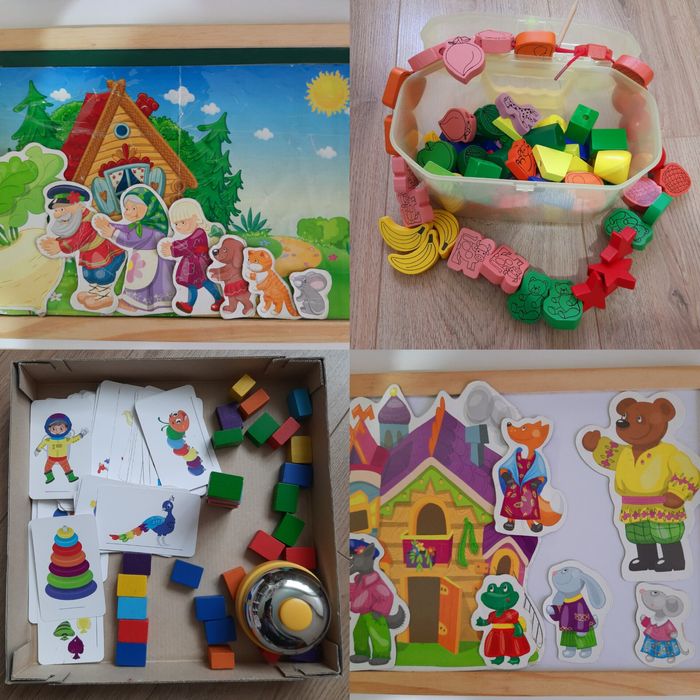 Color crazy cubes настільна гра, магнітні ігри, колобок, Тєрємок