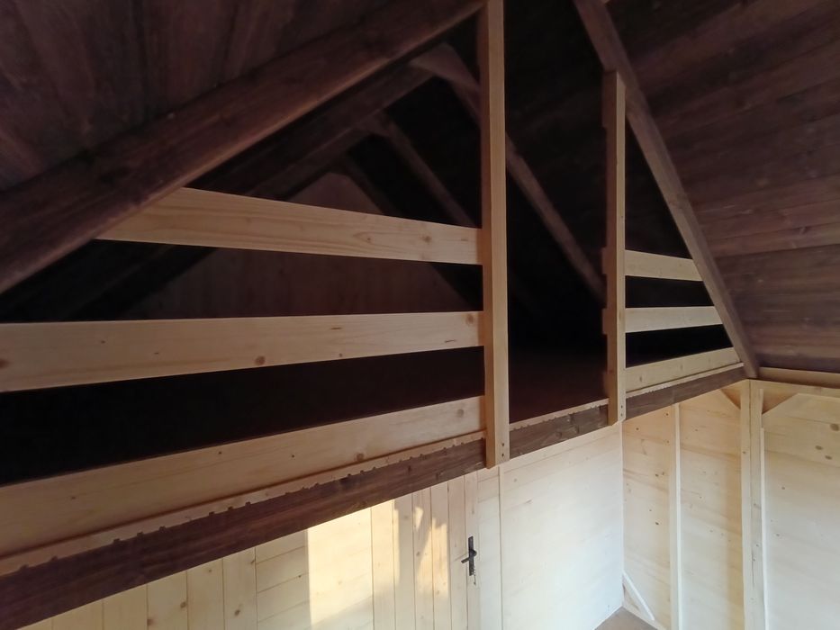 Domek letniskowy drewniany rekreacyjny na działkę z antresolą :)