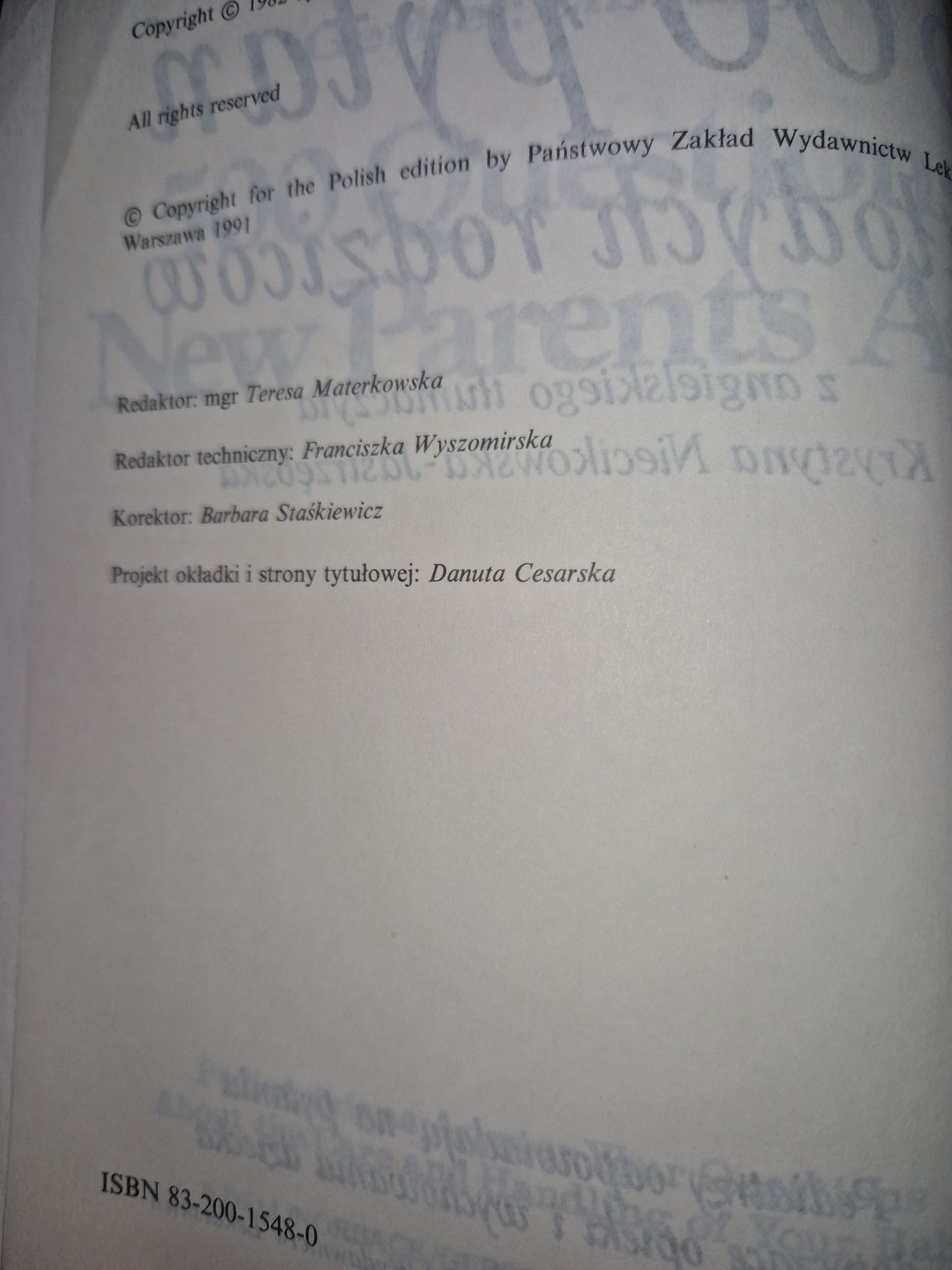 Książka 500 pytań młodych rodziców Niecikowska-Jastrzębska 1991