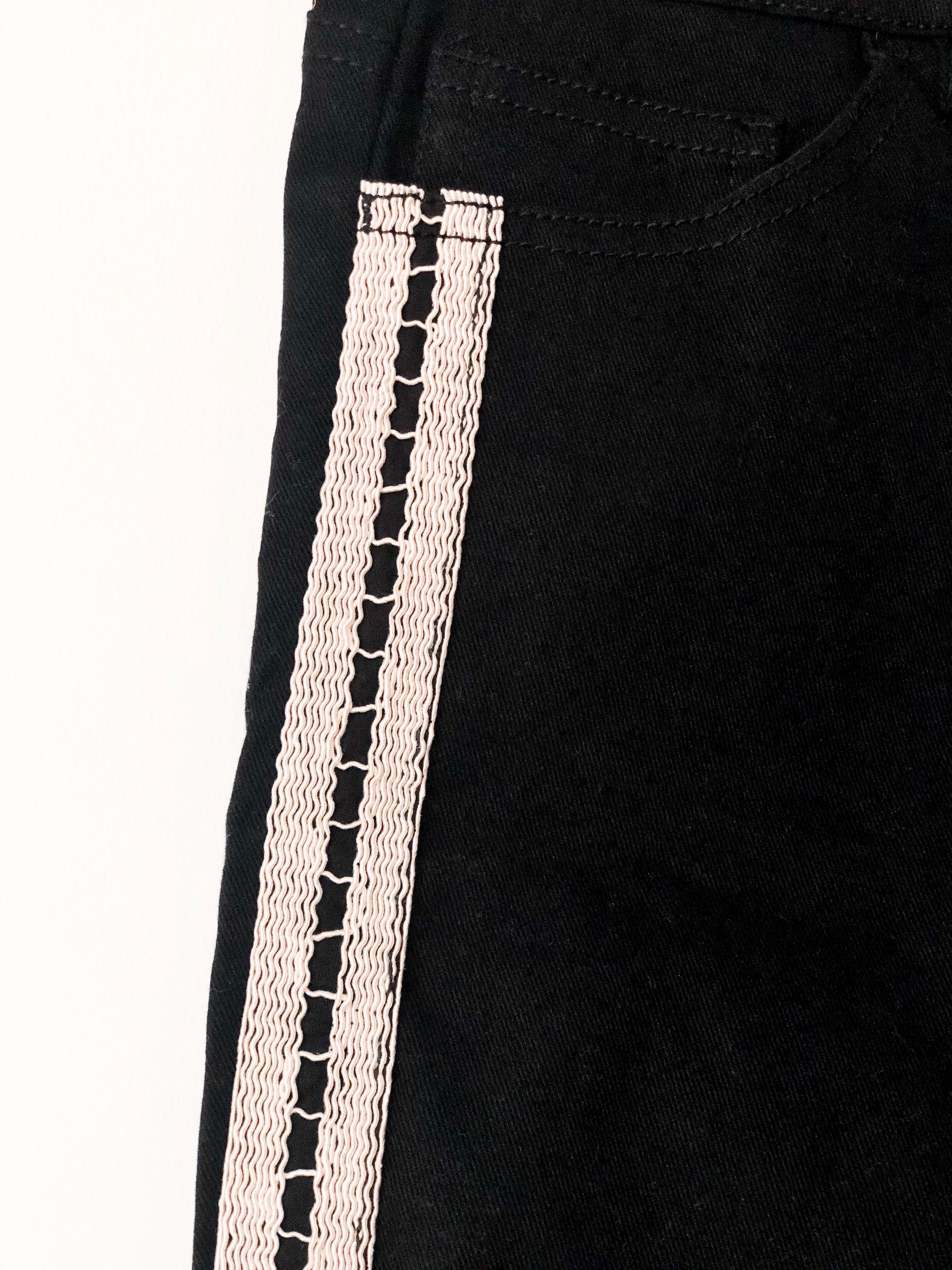 H&M Jeansy rurki z haftem jak Isabel Marant the Odder Side