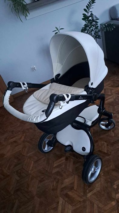Prestiżowy Wózek 2w1 Mima Xiari white Gondola+spacerowka