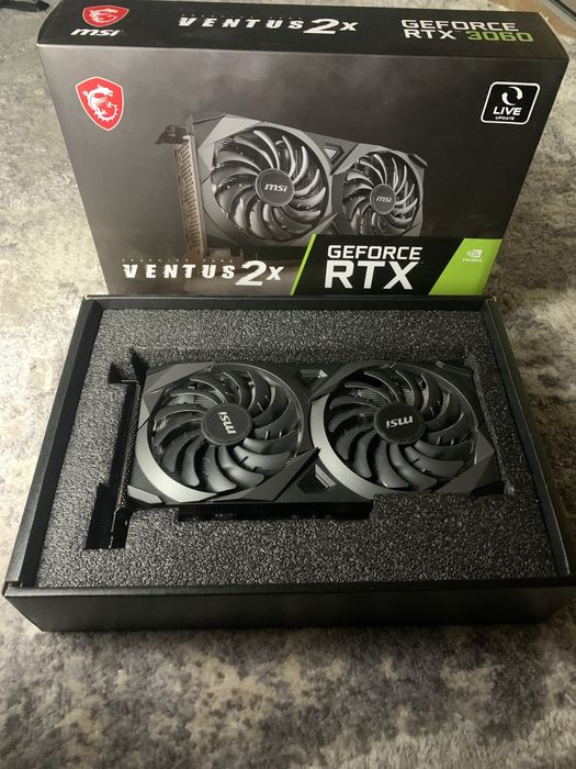 MSI GeForce RTX 3060 VENTUS 2X 12GB – karta graficzna, stan idealny